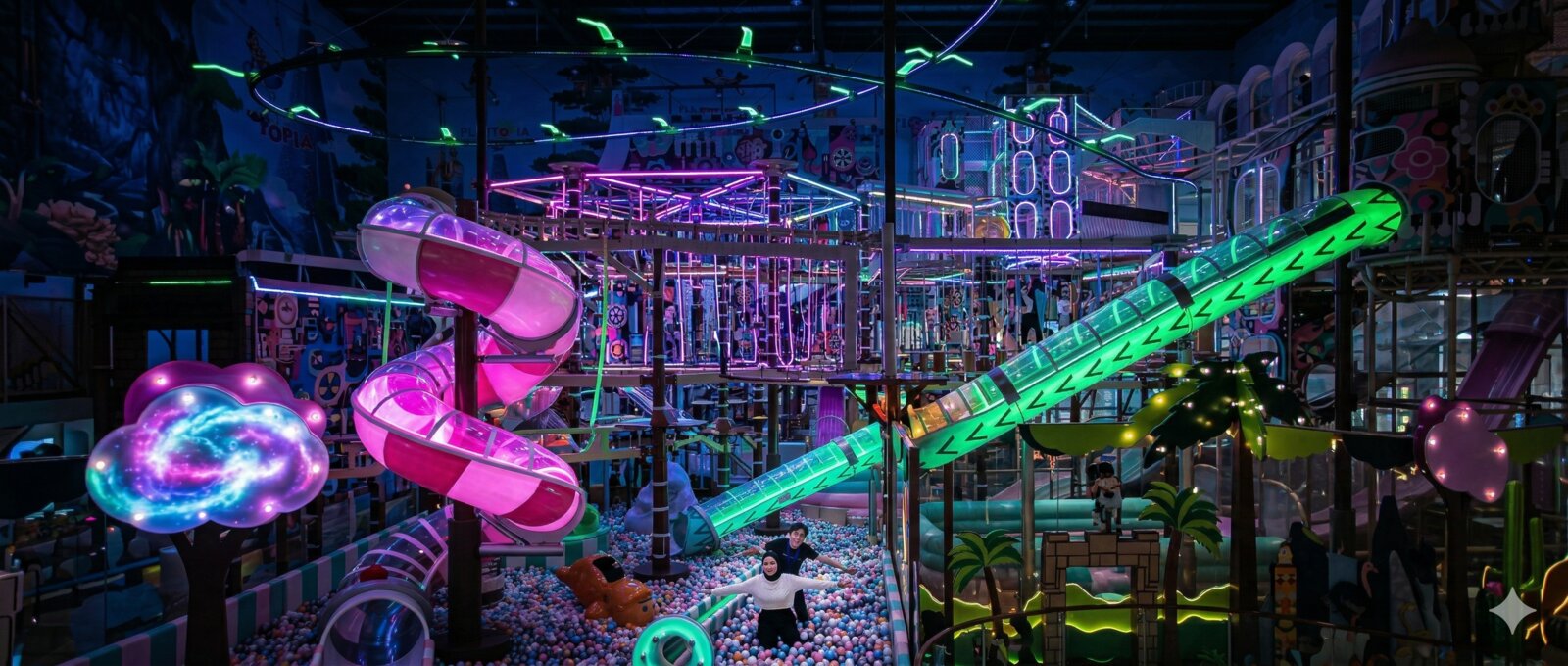 Full overview of Yellow Submarine indoor playground